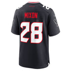 Kooe H.Texans #28 Joe Mixon Navy Game Jersey