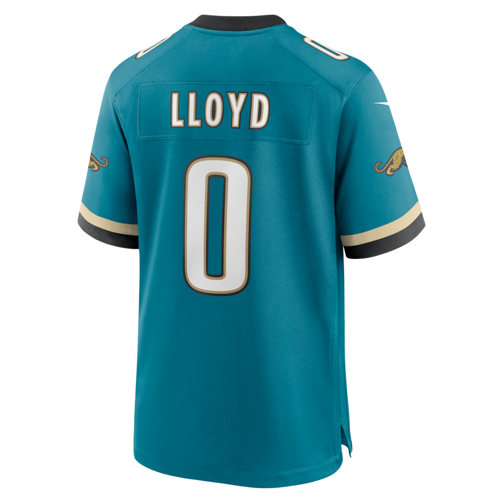 Kooe J.Jaguars #0 Devin Lloyd Teal Alternate 2 Prowler Throwback Game Jersey