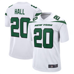 Kooe #20 Breece Hall Player NY.Jets White Away Game Stitched Jerseys