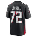 Kooe A.Falcons #72 Michael Jerrell Black Team Game Jersey