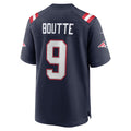 Kooe NE.Patriots #9 Kayshon Boutte Navy Game Jersey