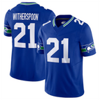 Kooe S.Seahawks #21 Devon Witherspoon Player Royal Alternate Vapor F.U.S.E. Stitched Jerseys