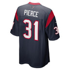 Kooe H.Texans #31 Dameon Pierce Navy Game Player Jersey