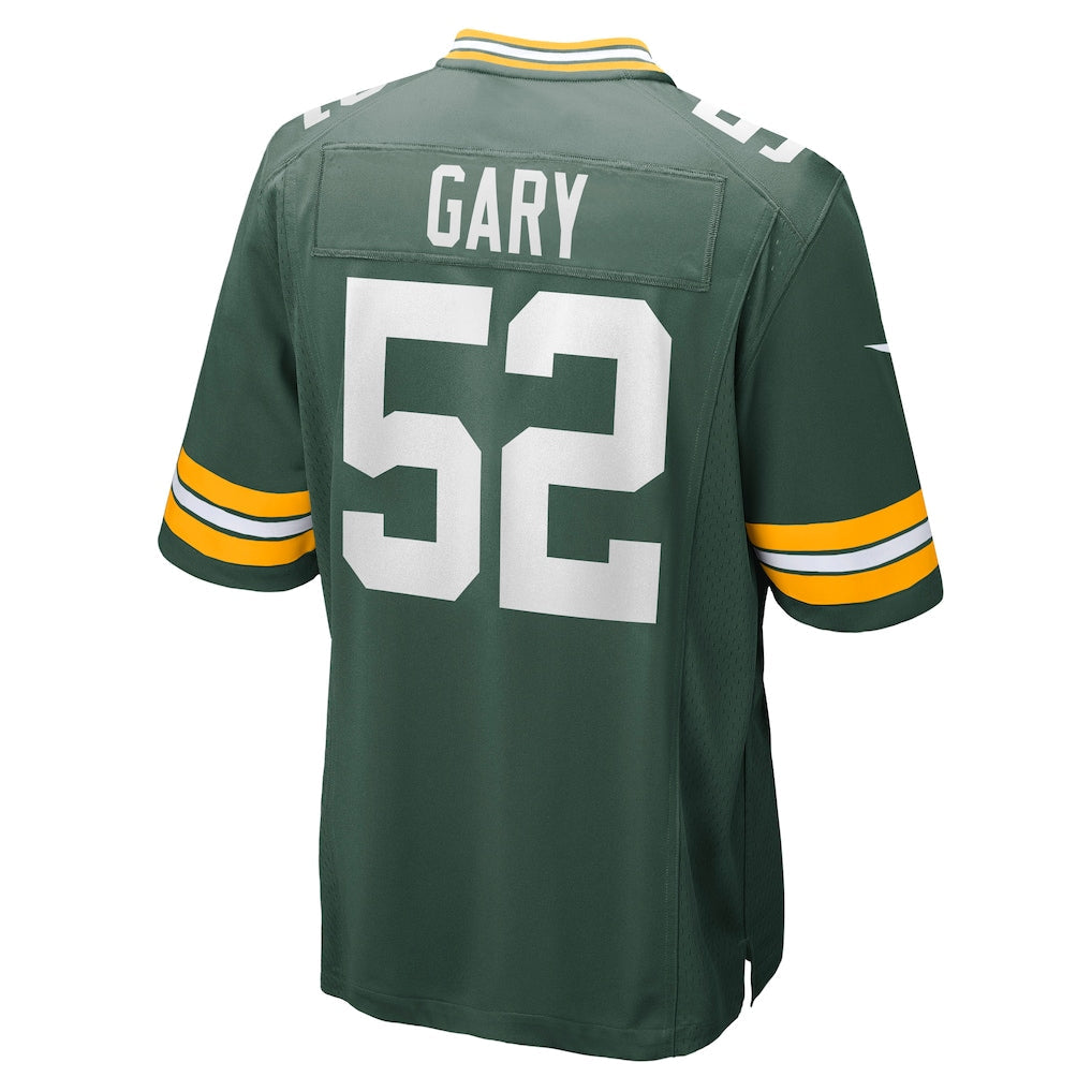 Kooe GB.Packers #52 Rashan Gary Green Game Jersey