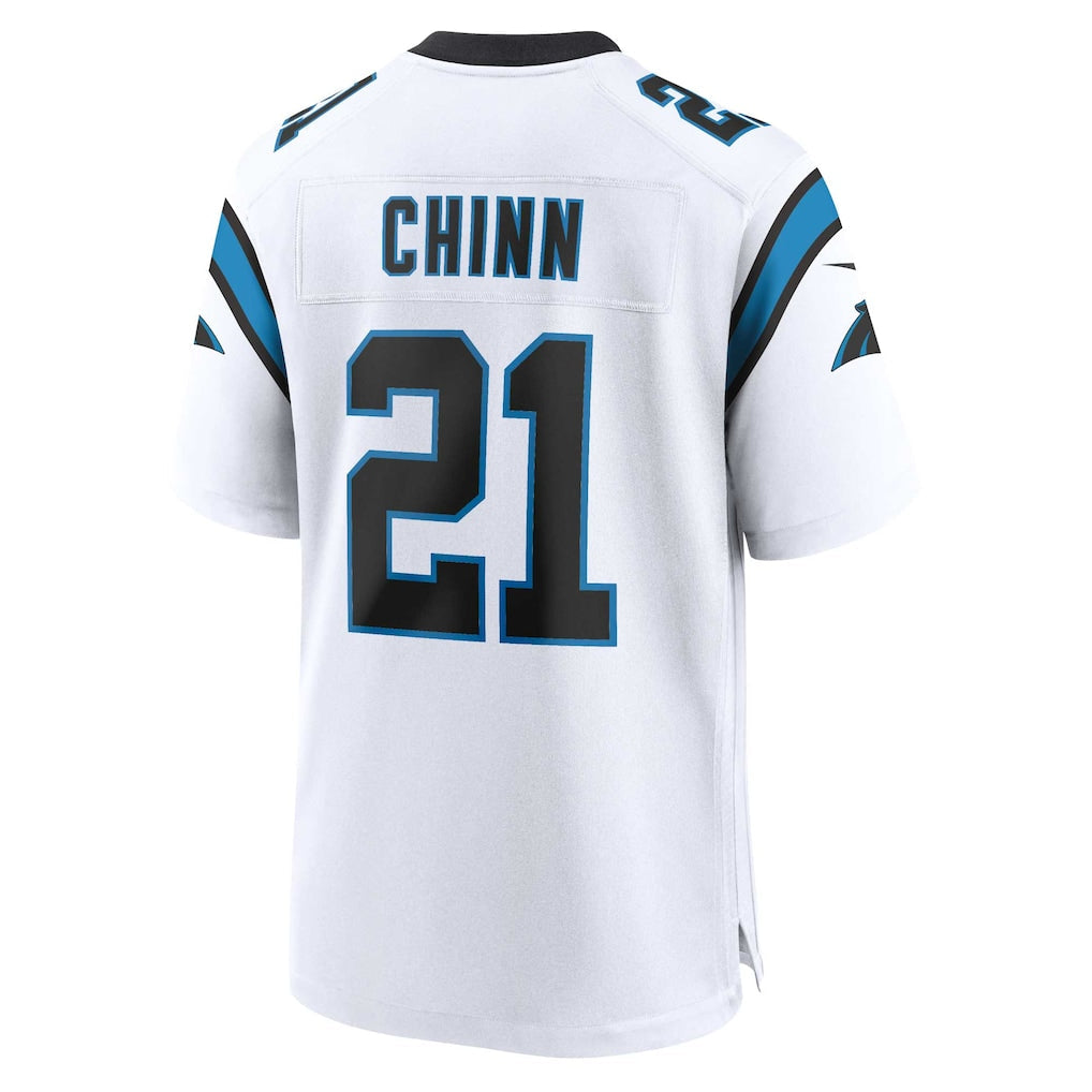 Kooe C.Panthers #21 Jeremy Chinn White Game Jersey