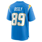 Kooe LA.Chargers #89 Will Dissly Powder Blue Team Game Jersey