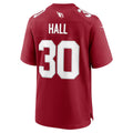 Kooe A.Cardinals #30 Darren Hall Cardinal Team Game Jersey