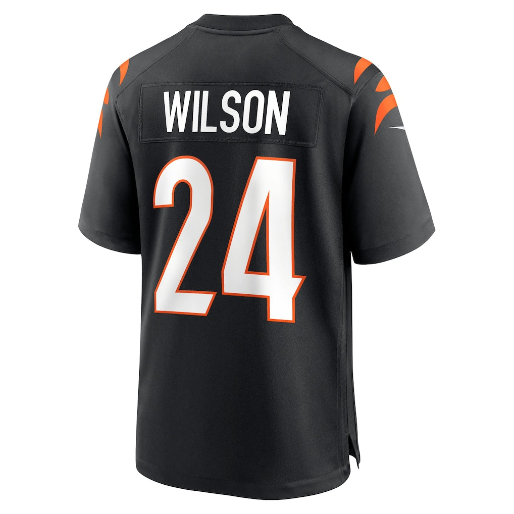 Kooe C.Bengals #24 Marco Wilson Black Team Game Jersey