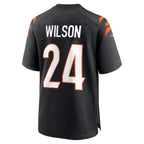 Kooe C.Bengals #24 Marco Wilson Black Team Game Jersey