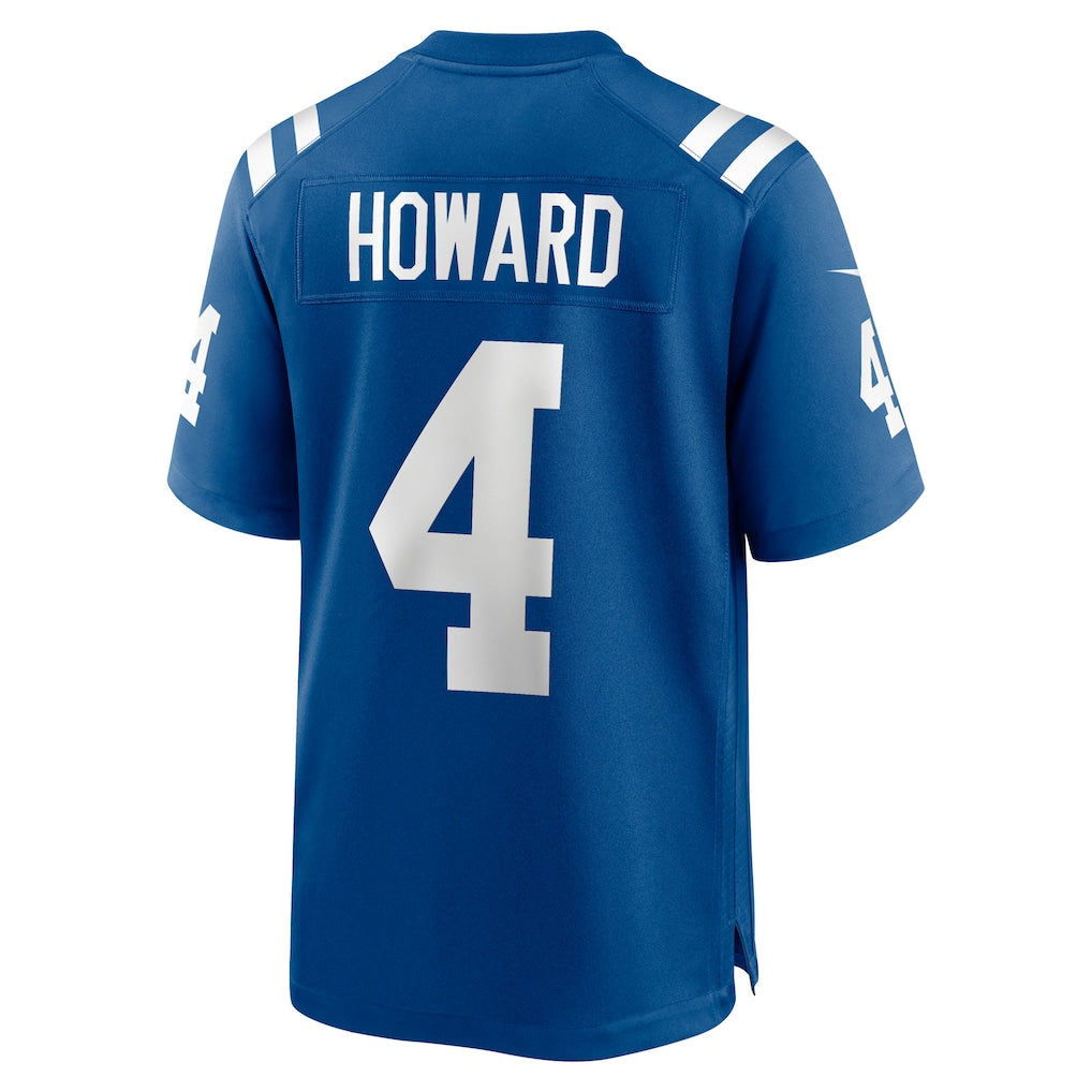 Kooe IN.Colts #4 Xavien Howard Royal Team Game Jersey