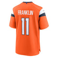 Kooe D.Broncos #11 Troy Franklin Orange Team Game Jersey