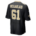 Kooe NO.Saints #61 Drew Desjarlais Black Game Player Jersey