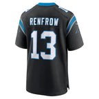Kooe C.Panthers #13 Hunter Renfrow Black Team Game Jersey
