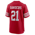 Kooe SF.49ers #21 Deion Sanders Scarlet Team Retired Player Game Jersey