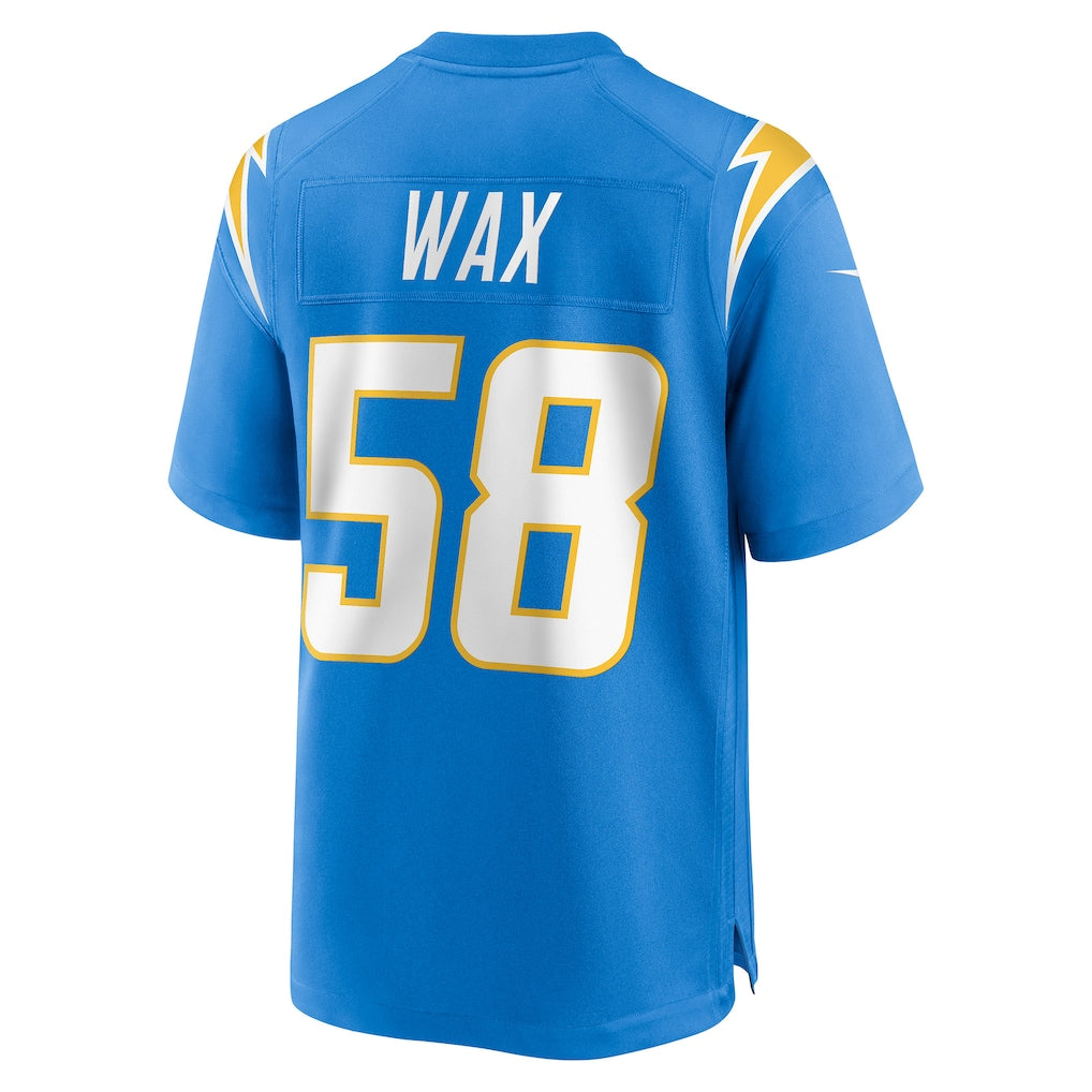 Kooe LA.Chargers #58 Marlowe Wax Powder Blue Team Game Jersey