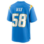 Kooe LA.Chargers #58 Marlowe Wax Powder Blue Team Game Jersey