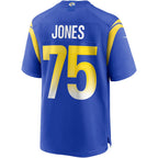 Kooe LA.Rams #75 Deacon Jones Royal Game Retired Player Jersey