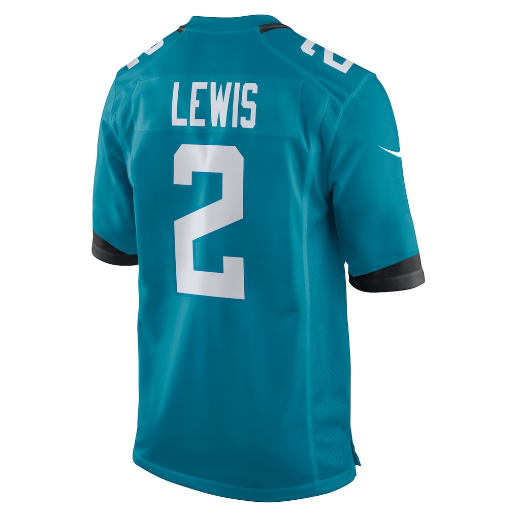 Kooe J.Jaguars #2 Jourdan Lewis Teal Team Game Jersey