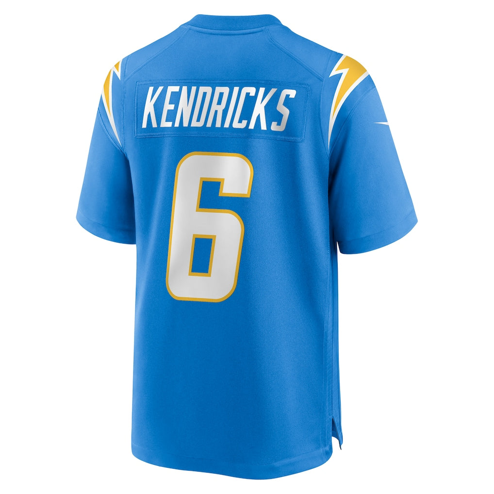 Kooe LA.Chargers #6 Eric Kendricks Powder Blue Player Game Jersey
