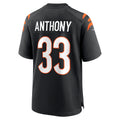 Kooe C.Bengals #33 Daijahn Anthony Black Game Jersey