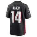 Kooe A.Falcons #14 Jamal Agnew Black Game Retired Player Jersey