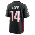 Kooe A.Falcons #14 Jamal Agnew Black Game Retired Player Jersey