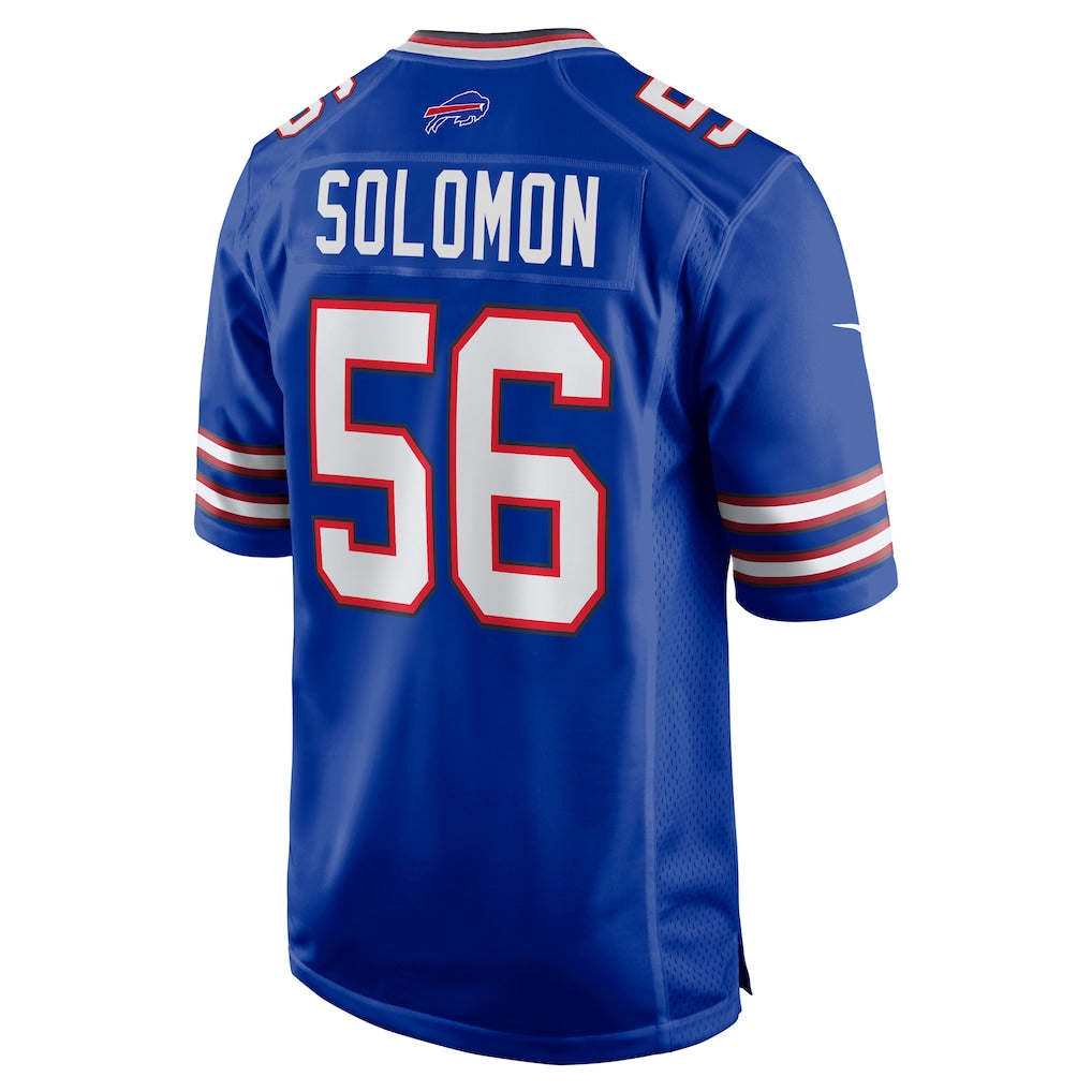 Kooe B.Bills #56 Javon Solomon Royal Game Jersey