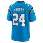 Kooe C.Panthers #24 Jonathon Brooks Blue Alternate Game Player Jersey