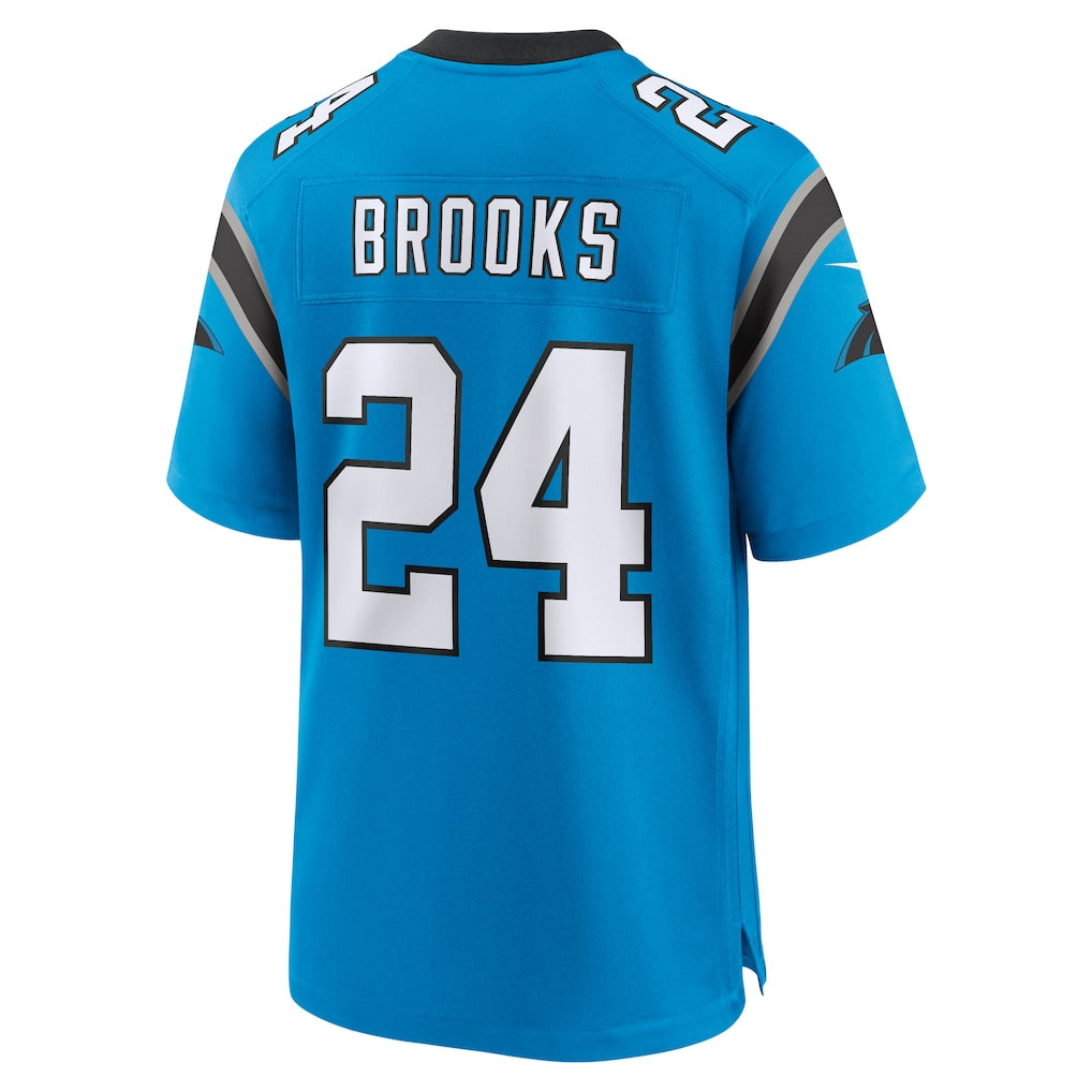 Kooe C.Panthers #24 Jonathon Brooks Blue Alternate Game Player Jersey