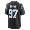 Kooe C.Panthers #97 Bobby Brown Black Team Game Jersey
