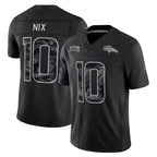 Kooe D.Broncos #10 Bo Nix Player Black Limited 2026 Salute to Service Home Game Stitched Jerseys