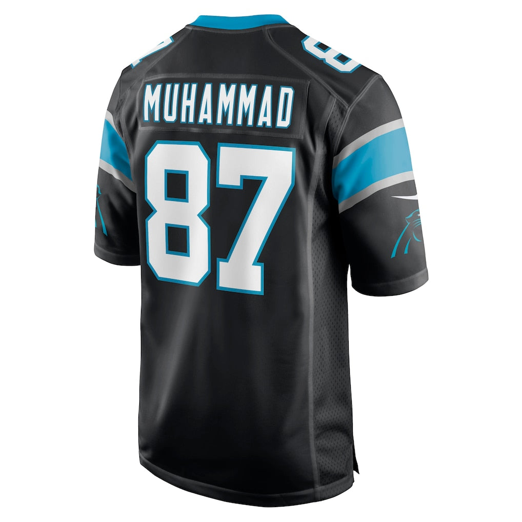 Kooe C.Panthers #87 Muhsin Muhammad Black Retired Player Jersey