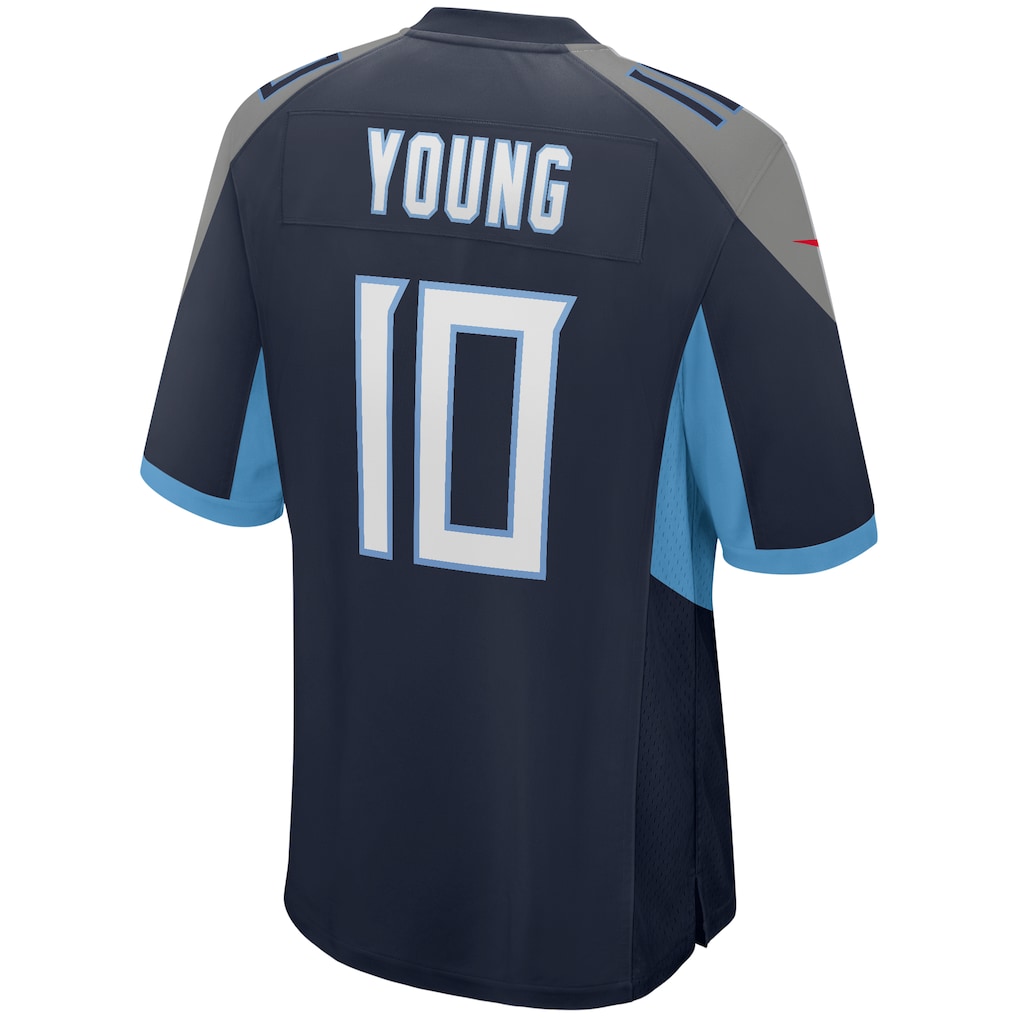 Kooe T.Titans #10 Vince Young Navy Game Retired Player Jersey