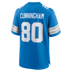 Kooe D.Lions #80 Malik Cunningham Blue Team Game Jersey