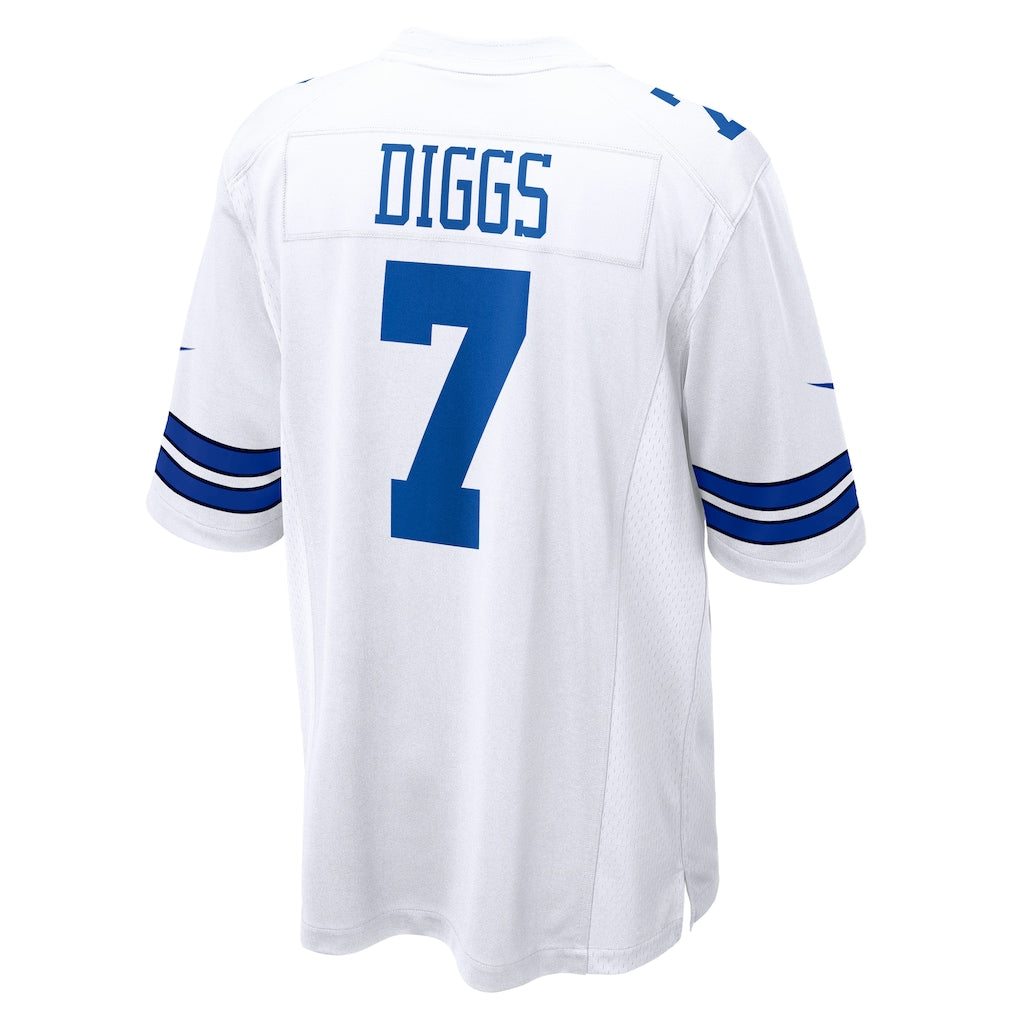 Kooe D.Cowboys #7 Trevon Diggs White Game Jersey