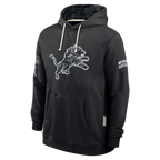 Kooe D.Lions Black 2026 Salute to Service Sideline Dri-FIT Pullover Hoodie Jerseys