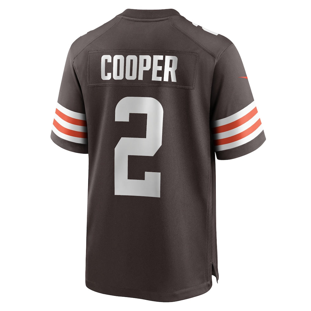 Kooe C.Browns #2 Amari Cooper Brown Player Game Jersey