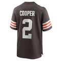 Kooe C.Browns #2 Amari Cooper Brown Player Game Jersey