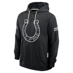 Kooe IN.Colts Black 2026 Salute to Service Sideline Dri-FIT Pullover Hoodie Jerseys