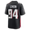 Kooe A.Falcons #94 LaCale London Black Team Game Jersey