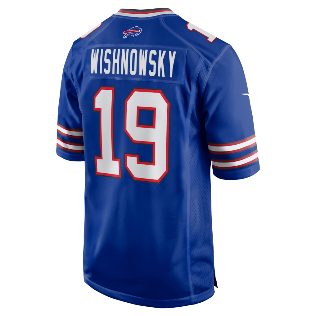 Kooe B.Bills #19 Mitch Wishnowsky Royal Team Game Jersey