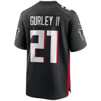 Kooe A.Falcons #21 Todd Gurley II Black Team Game Jersey