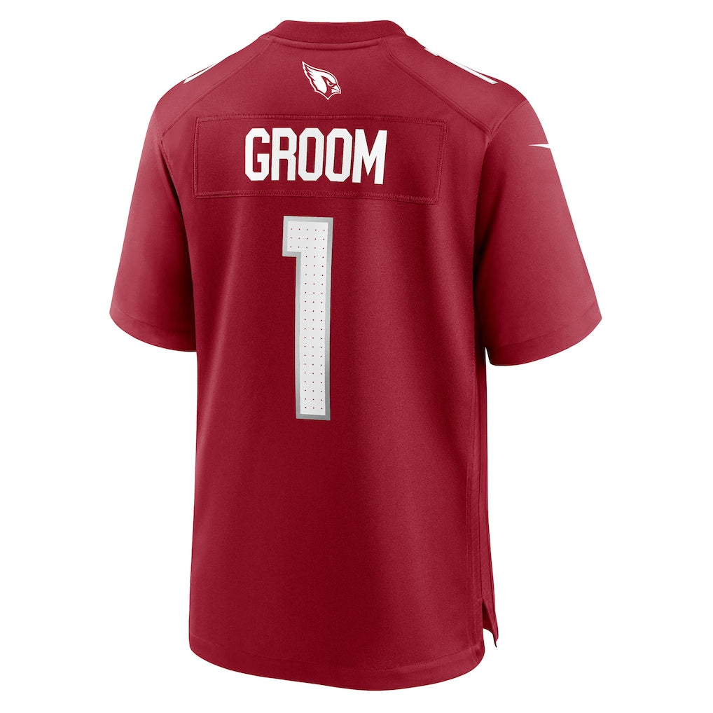 Kooe A.Cardinals #1 Groom Cardinal Team Game Jersey