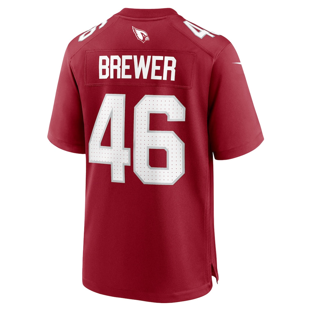Kooe A.Cardinals #46 Aaron Brewer Cardinal Team Game Jersey