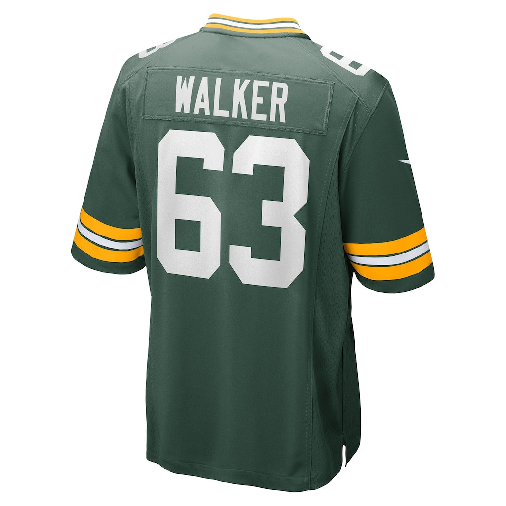 Kooe GB.Packers #63 Rasheed Walker Green Game Player Jersey