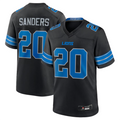 Kooe D.Lions #20 Barry Sanders Player Black Game Stitched Jerseys