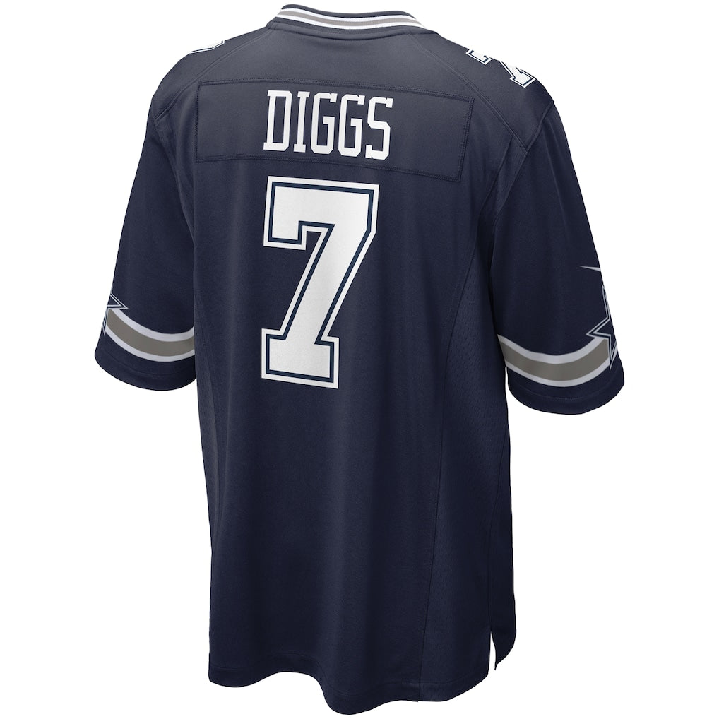 Kooe D.Cowboys #7 Trevon Diggs Navy Game Jersey
