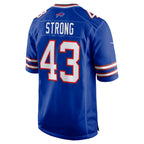 Kooe B.Bills #43 Dorian Strong Royal Team Game Jersey