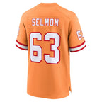 Kooe TB.Buccaneers #63 Lee Roy Selmon Creamsicle 50th Season Game Jersey