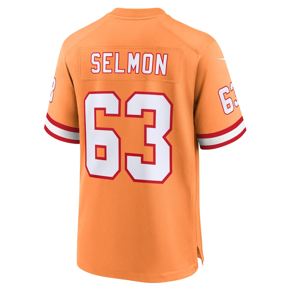 Kooe TB.Buccaneers #63 Lee Roy Selmon Creamsicle 50th Season Game Jersey